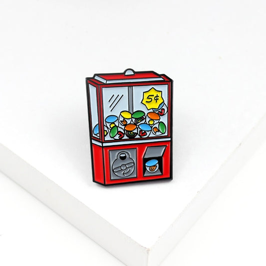 Retro Mini Gumball Machine Enamel pin