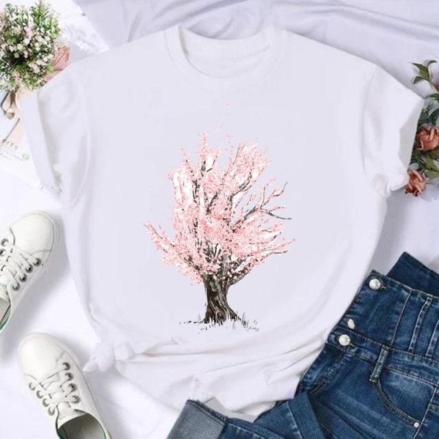 Short Sleeve Horse Animal Trend 90s Fashion Summer Women Print T Shirt Female Casual Top Tshirts Cartoon Graphic Tee T-Shirt