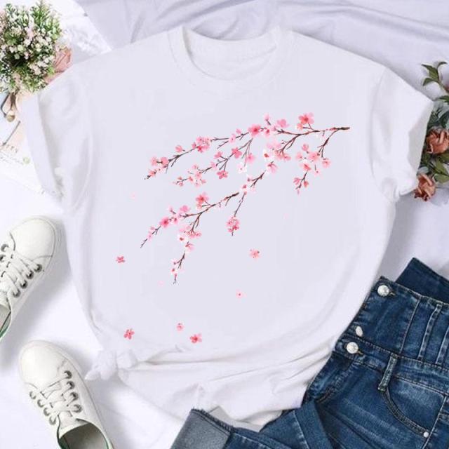 Short Sleeve Horse Animal Trend 90s Fashion Summer Women Print T Shirt Female Casual Top Tshirts Cartoon Graphic Tee T-Shirt