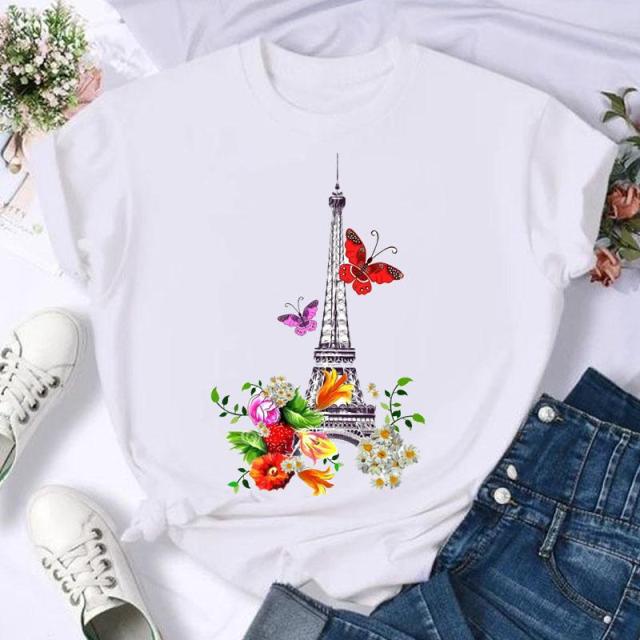 Short Sleeve Horse Animal Trend 90s Fashion Summer Women Print T Shirt Female Casual Top Tshirts Cartoon Graphic Tee T-Shirt