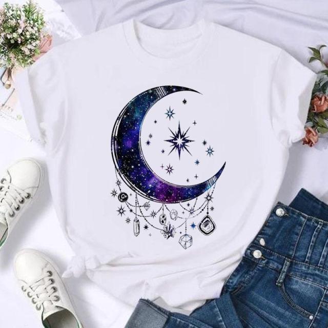 Short Sleeve Horse Animal Trend 90s Fashion Summer Women Print T Shirt Female Casual Top Tshirts Cartoon Graphic Tee T-Shirt