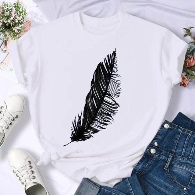 Short Sleeve Horse Animal Trend 90s Fashion Summer Women Print T Shirt Female Casual Top Tshirts Cartoon Graphic Tee T-Shirt