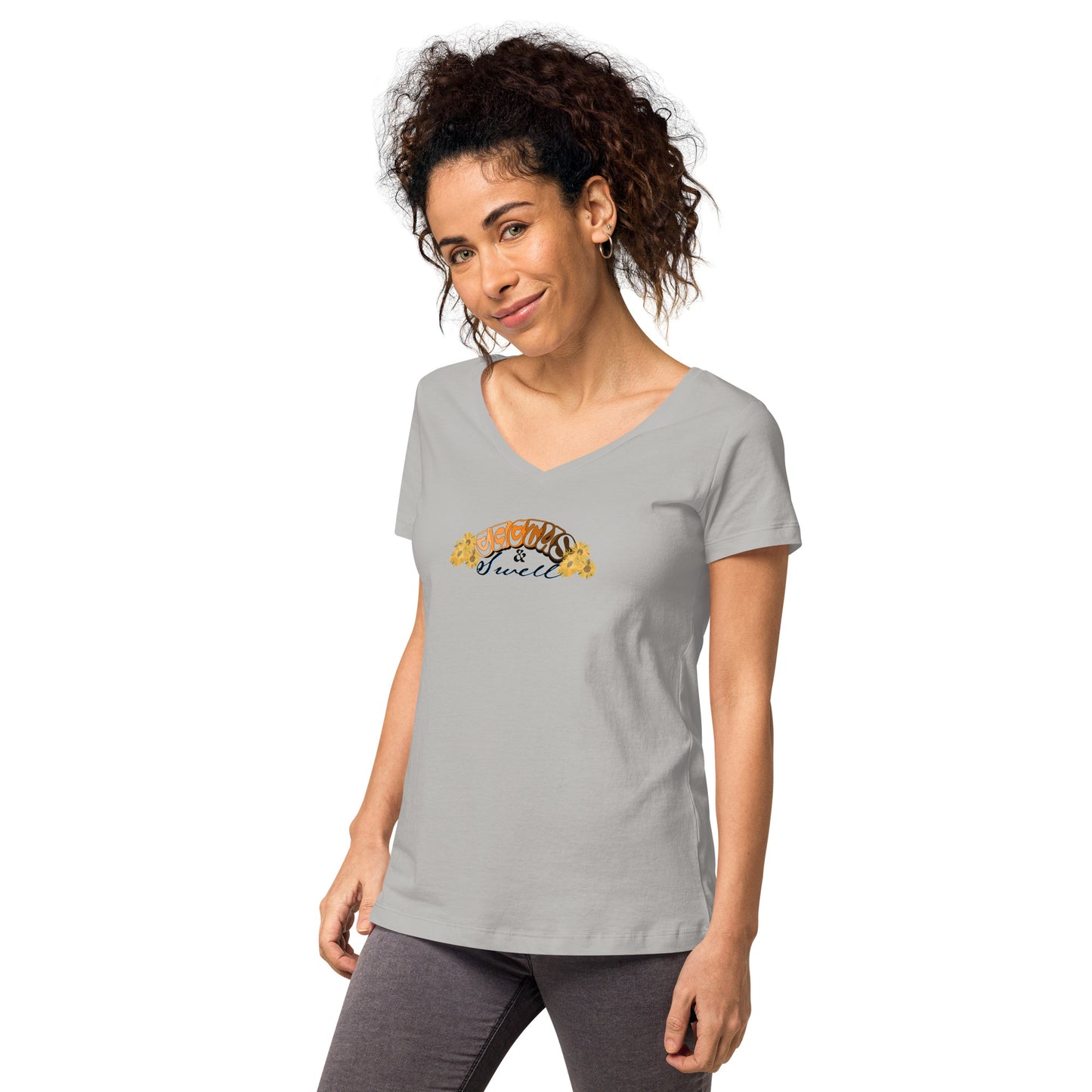 Women’s fitted v-neck t-shirt